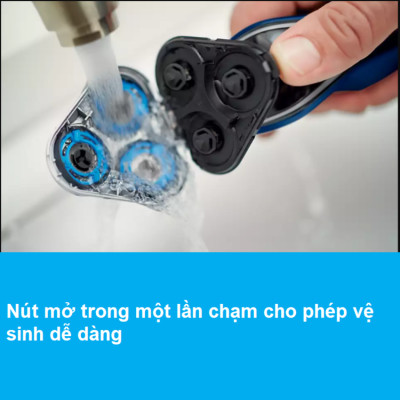 Máy cạo râu khô và ướt, thương hiệu cao cấp Philips Hà Lan S5466/03 Serial 5000 - HÀNG CHÍNH HÃNG