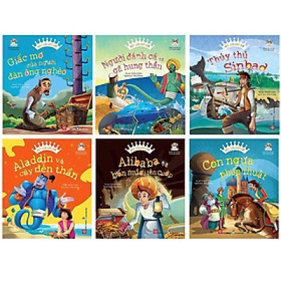 Sách - Ngày Xửa Ngày Xưa - Combo 6 Tập - Đinh Tị Books