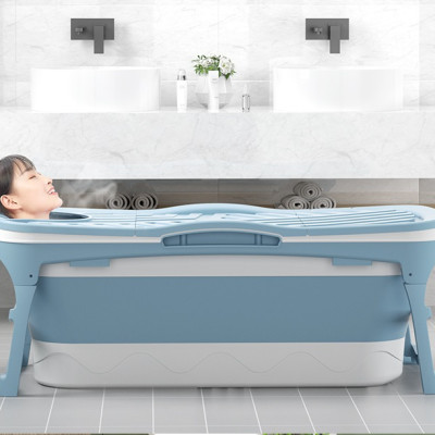 Bồn Tắm Gấp Gọn Người Lớn Dài 118cm Chất Liệu Silicon Cao Cấp, Thiết Kế Chắc Chắn, An Toàn -hàng chính hãng