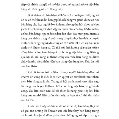 Sách - Lời Nói Chạm Đến Tim Khách Hàng