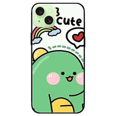 Ốp lưng dành cho Iphone 15 - Iphone 15 Plus - Iphone 15 Pro - Iphone 15 Pro Max - Khủng Long Cute Tim - Hàng Chính Hãng