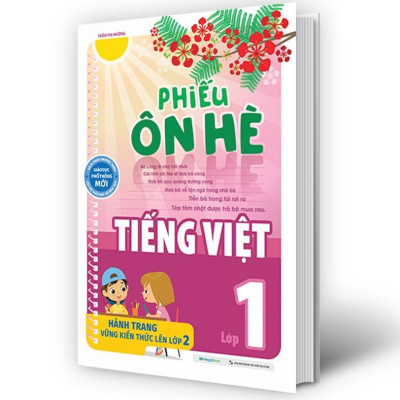 Sách - Phiếu Ôn Hè Tiếng Việt Lớp 1 - Megabook