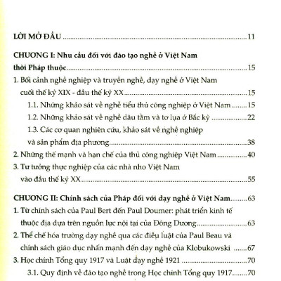 Trường Dạy Nghề Ở Việt Nam Thời Pháp Thuộc (1898-1945)