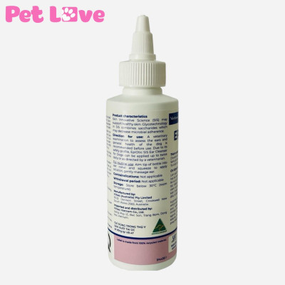 Dung dịch vệ sinh tai chó Epiotic (Virbac, Úc, mẫu mới)