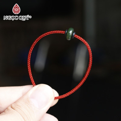 Vòng tay đồng điếu ngọc bích mệnh hỏa, thổ - Ngọc Quý Gemstones