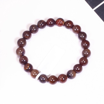 Vòng tay đá gỗ hóa thạch mệnh hỏa, mộc - Ngọc Quý Gemstones