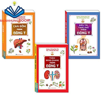 Sách - Combo 3c Can Đởm Trong Đông Y + Điều trị tạng phủ theo đông y +Thận bàng quang trong Đông Y