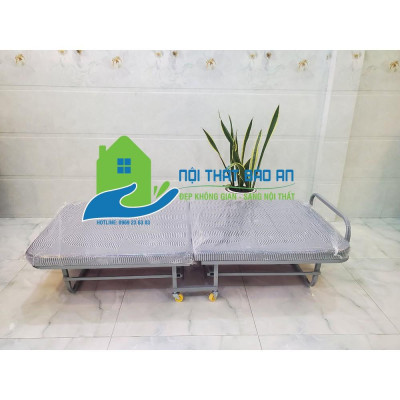 Giường gấp có nệm rộng 90 X dài 1M9