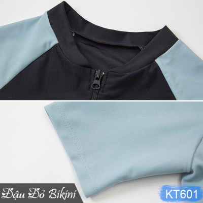 Đồ bơi nữ liền thân quần short áo cộc tay & dài tay, có kèm chân váy lẻ, áo sẵn đệm mút, dáng đùi trẻ trung khoẻ đẹp, giấu bụng tốt, có size to cho nữ đến 68kg | KT601