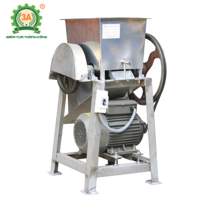 Máy cắt, thái cá 3A 2,2kw (dao tròn) khung inox, Máy cắt cá đa năng cho chăn nuôi, thủy hải sản