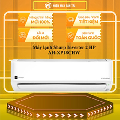 Máy lạnh Sharp Inverter 2 HP AH-XP18CHW - HÀNG CHÍNH HÃNG - CHỈ GIAO HCM