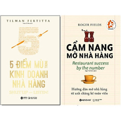 Combo 2 Cuốn sách: 5 Điểm Mù Trong Kinh Doanh Nhà Hàng + Cẩm Nang Mở Nhà Hàng