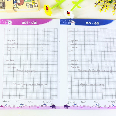 Sách - Combo 2 cuốn Vở Luyện Viết Lớp 1 - Biên soạn theo chương trình Cánh Diều - ndbooks