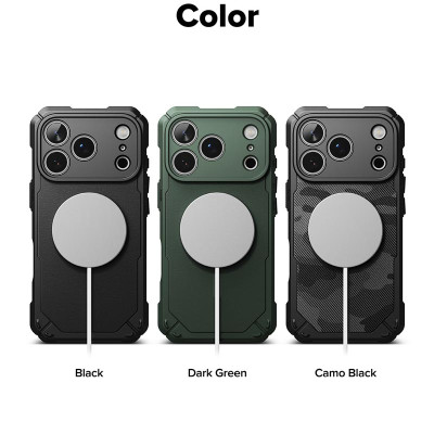 Ốp lưng cho iPhone 17 Pro Max RINGKE Rugged Gear Magnetic - Hàng Chính Hãng