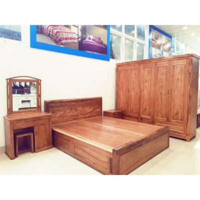 Trọn bộ đồ cưới giường, tủ, bàn trang điểm (Hỗ trợ phí vận chuyển khu vực Hà Nội)