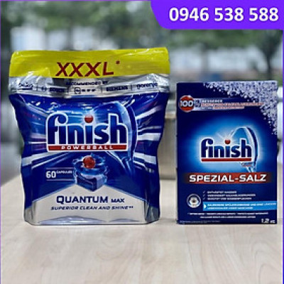 COMBO FINISH: VRB Quantum max 60 + Muối 1,2kg