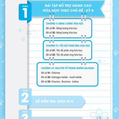 Bài Tập Bổ Trợ Nâng Cao Kỹ Năng Hóa Học Lớp 10 - Tập 2_MEGABOOK
