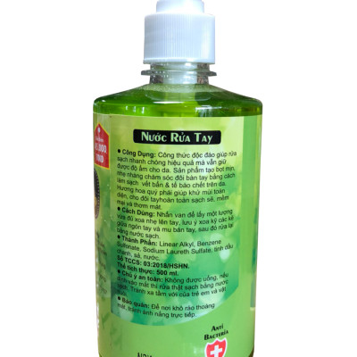 Combo 2 chai nước rửa tay Hand Soap 500ml Hương Xả Chanh