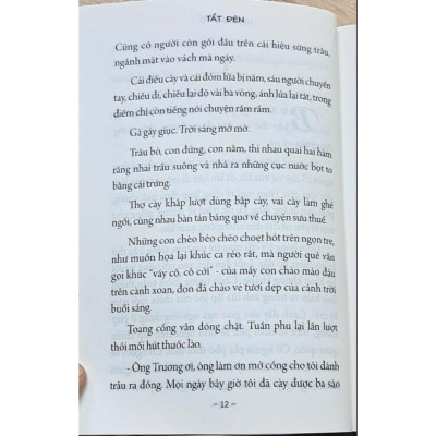 Sách - Tắt Đèn - Ngô Tất Tố - Bìa Mềm - Minh Thắng