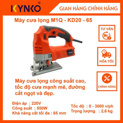 Máy cưa lọng cầm tay chính hãng Kynko M1Q- KD20 -65 # 6203 siêu khỏe