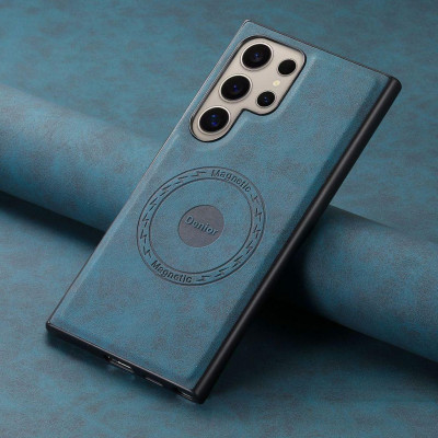 Ốp Lưng Da Lộn Cao Cấp Có Vòng Sạc Từ Tính Cho Samsung S25 Ultra / S25 Plus / S24 Ultra / S24 Plus