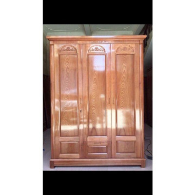 Tủ để đồ gỗ xoan đào 3 cánh