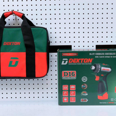 MÁY SIẾT VÍT CÓ CẤP TRƯỢC MINI D16 DÙNG PIN 16.8V (Chỉ gồm thân máy) DEKTON D16-CV45BL - HÀNG CHÍNH HÃNG