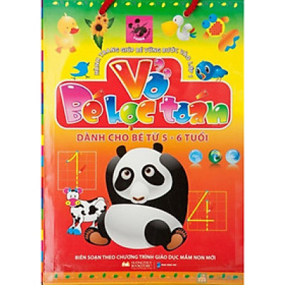 Bộ Túi Vở Bé Học Toán Dành Cho Bé Từ 5 - 6 Tuổi (Bộ 6 Cuốn) 