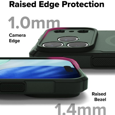 Ốp lưng cho iPhone 17 Pro Max RINGKE Rugged Gear Magnetic - Hàng Chính Hãng