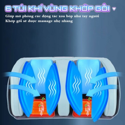 Máy Massage Đầu Gối YIJIA YJ-908F - Nén Ép Túi Khí Kết Hợp Rung Nóng