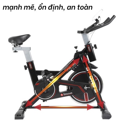 BG- TẶNG BLUETOOTH-Xe đạp tập thể thao đa năng trong nhà Model S500 SPINING BIKE mới (hàng nhập khẩu)