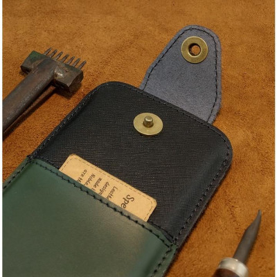 Bao da rút cho Samsung Note 10 plus/ Note20 Ultra/ S22 Plus/ Note8...quai cài da bò thật Style