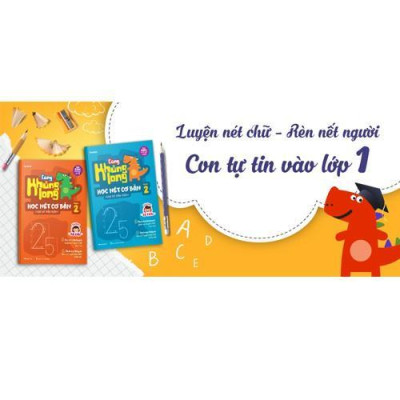 Sách - Cùng Khủng Long Học Nét Cơ Bản Quyển 2 - Chữ Số Đầu Tiên - Sticker Bé Gái - Megabook