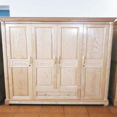 Tủ 4 Cánh Gỗ Sồi Nga