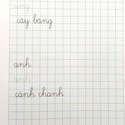 Vở Viết Đúng, Viết Đẹp 1 - Tập 2