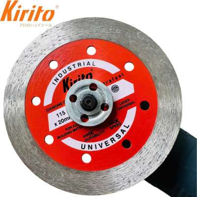 LƯỠI CẮT GẠCH LIỀN KIRITO - đường kính 115mm - Lưỡi phủ kim cương công nghệ laser hiện đại