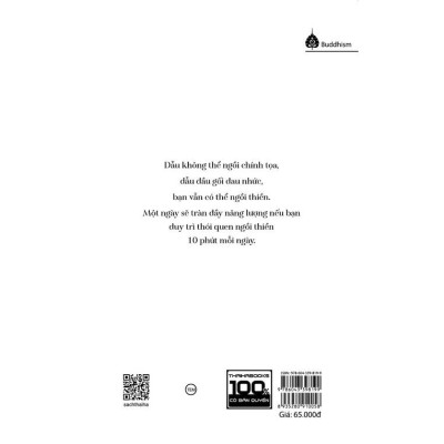 Sách - Toạ thiền trên ghế: Để tận hưởng cuộc sống thư thái - Thái Hà