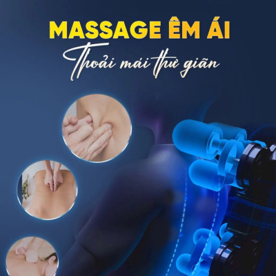 Ghế Massage Lifesport LS-366,Ghế Massage Công Nghệ Dò Hiện Đại Xác Định Vị Trí Huyệt Đạo Cần Massage Với 8 Chế Độ