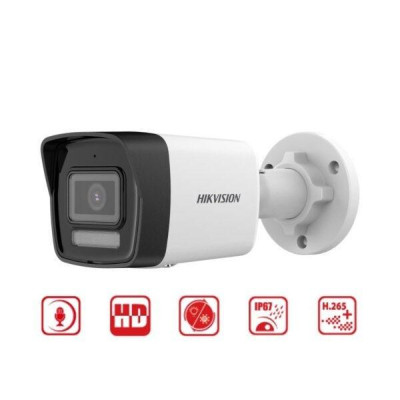 Camera IP HIKVISION DS-2CD1043G2-LIUF  4MP đèn kép,  30m, phát hiện người và phương tiện, Micro ,.-Hàng chính hãng