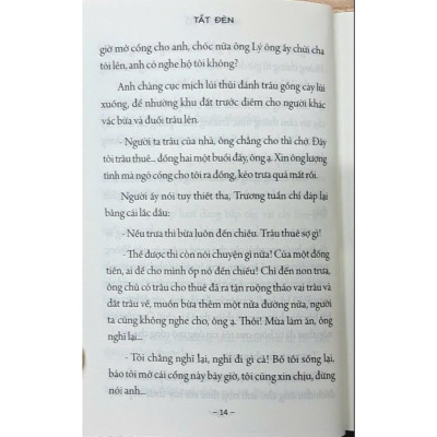 Sách - Tắt Đèn - Ngô Tất Tố - Bìa Mềm - Minh Thắng