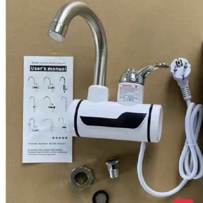 máy làm nóng trực tiếp tại vòi gắn bồn và gắn chậu làm nóng nhanh nhiệt độ 60c trở xuống giúp việc giữa bát tắm giặt dễ dàng hơn 