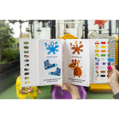 Sách Chuyển Động Trượt - Đẩy - Cho Trẻ 0 - 6 Tuổi - Combo 2 Cuốn - Đinh Tị Books