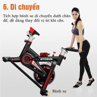 Xe đạp tập thể dục aYosun Full ( Chính Hãng )