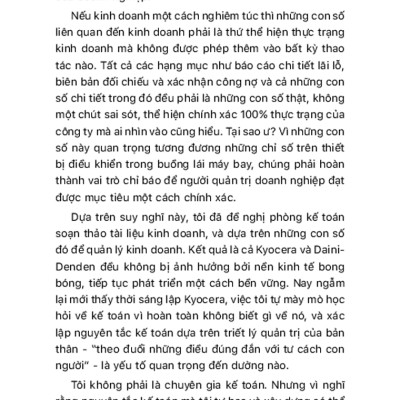 Thực Học Của Inamori Kazuo: Quản Trị Và Kế Toán _TRE