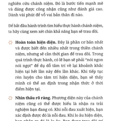 THỰC HÀNH CHÁNH NIỆM