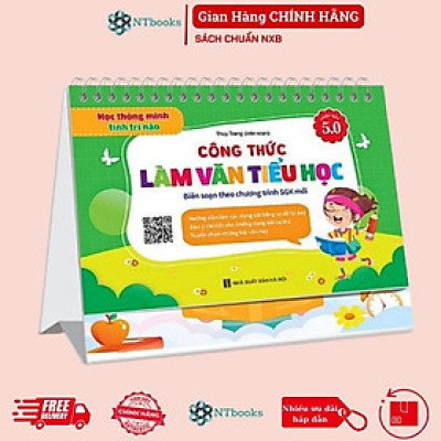 Sách - Bộ Lịch Công Thức Làm Văn Tiểu Học (Phiên bản 5.0)