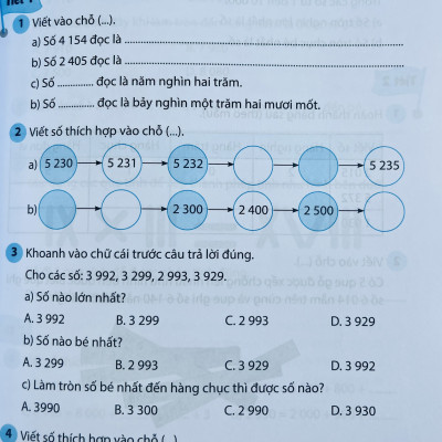 Sách - Vở bài tập - thực hành Toán lớp 3 tập 1+2 (Kết nối tri thức với cuộc sống)