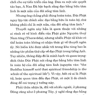 Đạo Phật Và Đạo Bằng Hữu