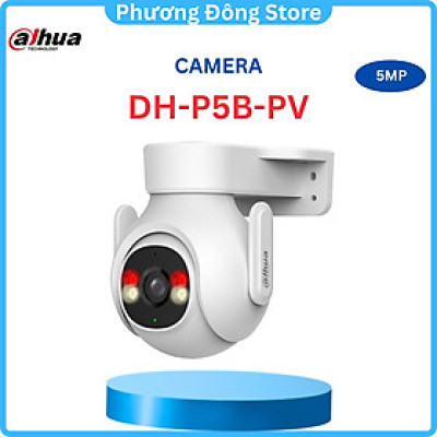 Camera IP PT hồng ngoại không dây 5.0 Megapixel DAHUA DH-P5B-PV - Hàng chính hãng