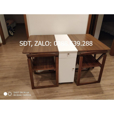 (FREESHIP 100%)BÀN ĂN THÔNG MINH GẤP GỌN ĐỦ MÃU MÃ  ( CHƯA BAO GỒM GHẾ )